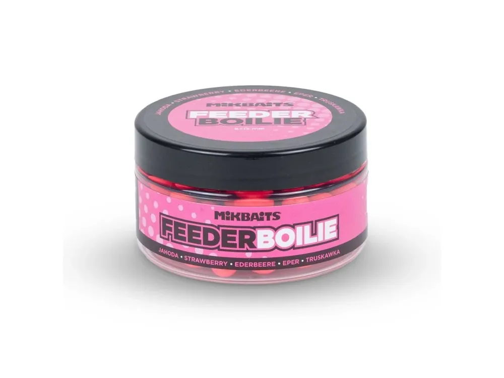 Výprodej Mikbaits Feeder boilie 100ml Jahoda