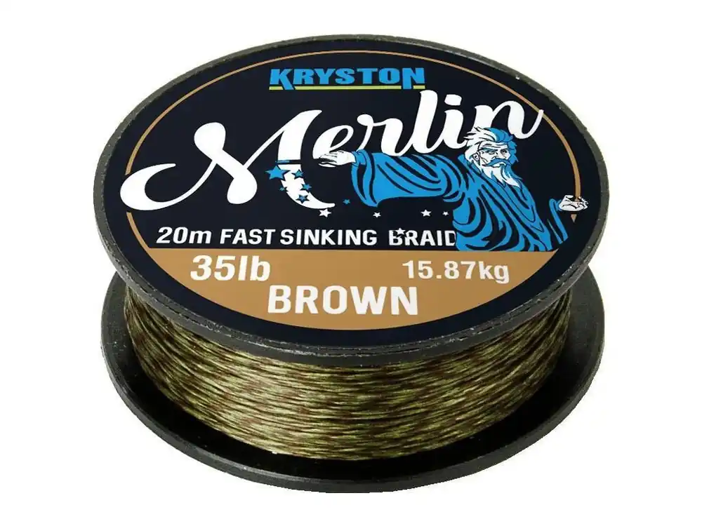 Oblíbený Kryston pletené šňůrky Merlin fast sinking braid pískový
