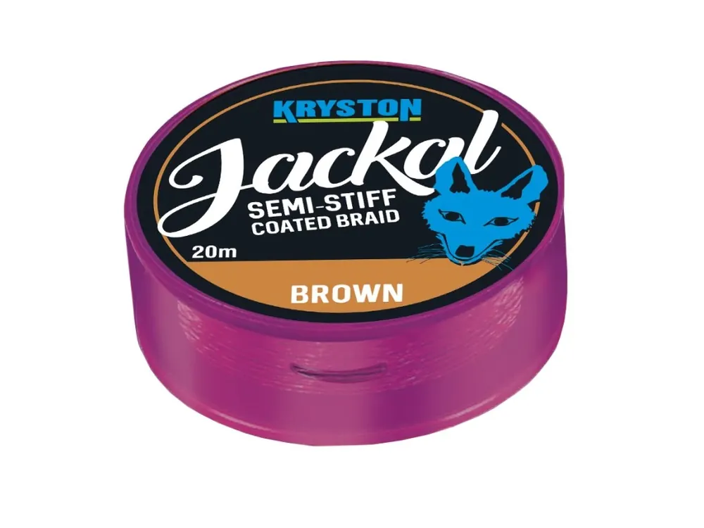 Kryston potahované šňůrky Jackal Gravel Brown Nejlepší Cena