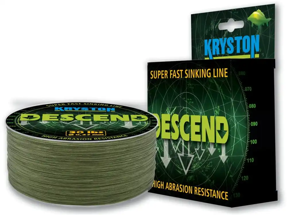 Kryston DESCEND potápivá šňůra 600m zelená Poslední Šance