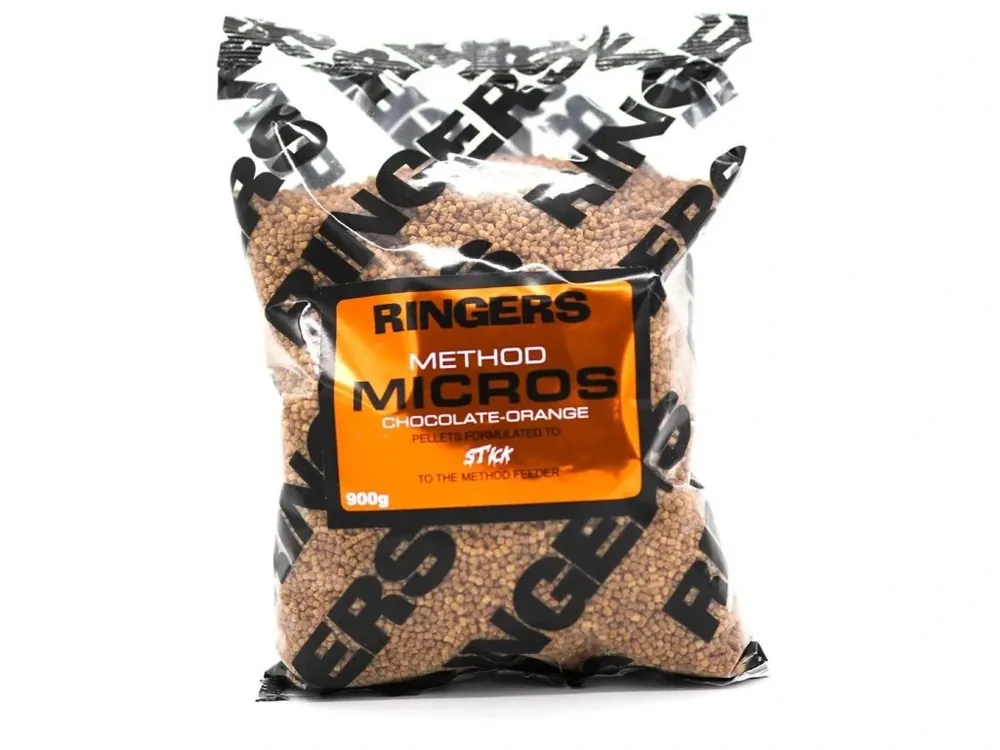 Ringers Method Micro pelety Chocolate Orange 2mm 900g Poslední Šance