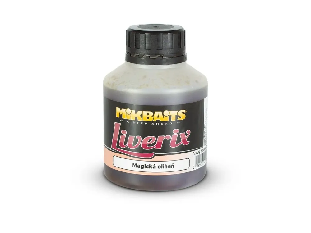Finální Výprodej Mikbaits Liverix booster 250ml Magická oliheň