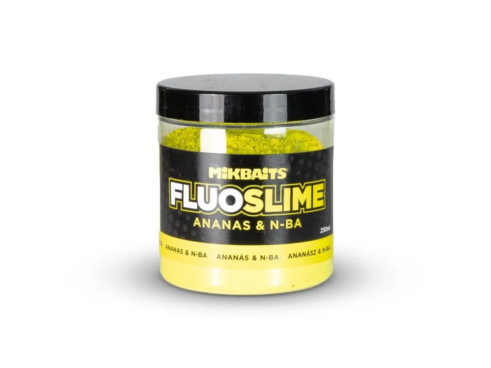 Novinka Mikbaits Fluo slime obalovací dip 100g Ananas N-BA