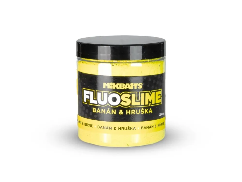 Mikbaits Fluo slime obalovací dip 100g Banán Hruška Výhodná Nabídka