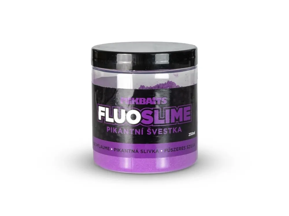 Vysoce Kvalitní Mikbaits Fluo slime obalovací dip 100g Pikantní švestka