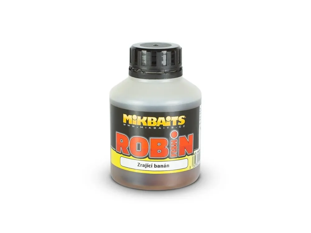 Mikbaits Robin Fish booster 250ml Zrající banán Akce