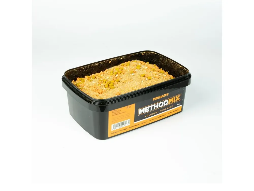 Dokud Zásoby Vydrží Mikbaits Method mix 700g Půlnoční pomeranč