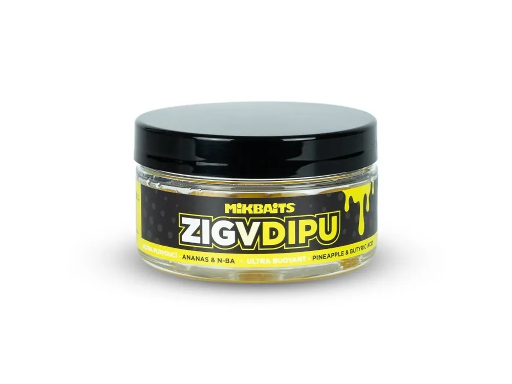 Zlevněný Mikbaits Zig ultra plovoucí v dipu Ananas N-BA 15mm