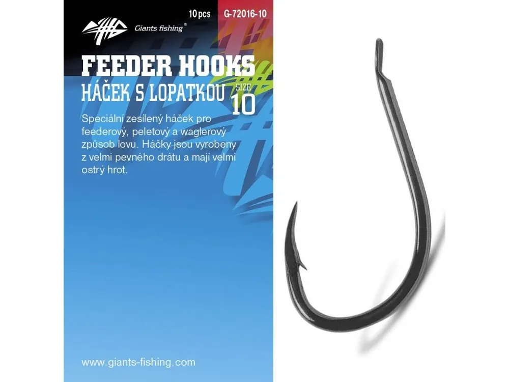 Výhodná Nabídka Giants fishing Háček s lopatkou Feeder 10ks