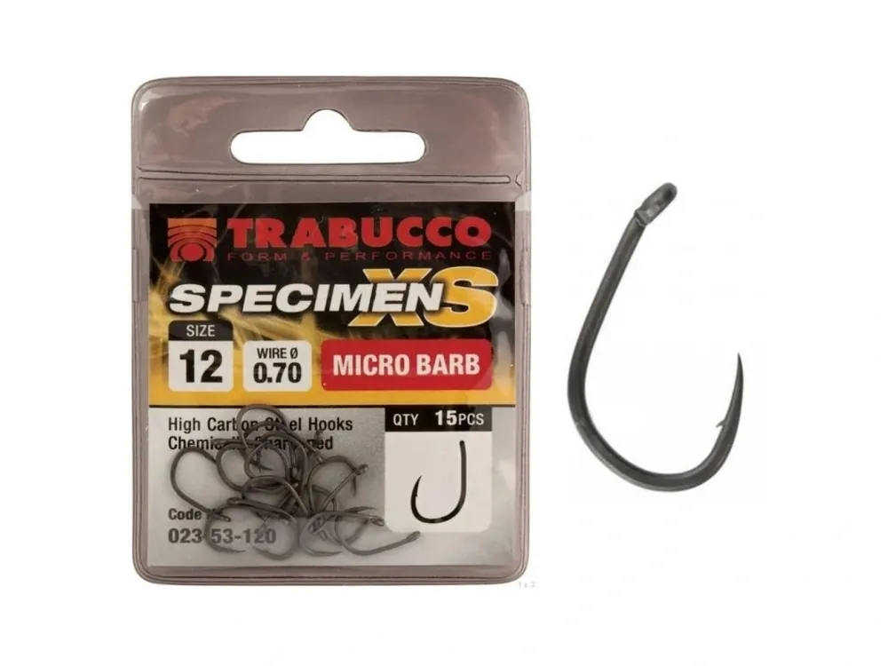 Háčky Trabucco XS Specimen 15ks Výprodej