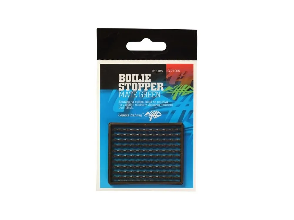 Nová Kolekce Giants fishing Zarážka na boilie Boilie Stopper Mate Green, 1 bal.
