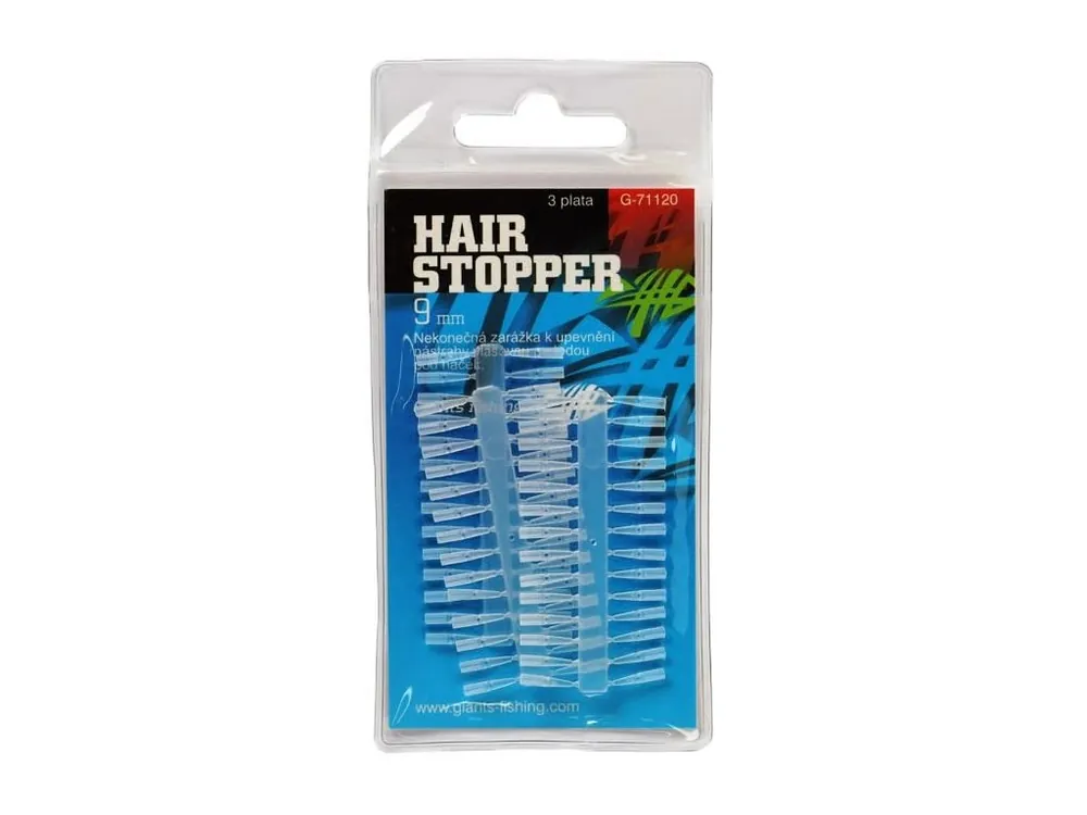 Giants fishing Vlasová zarážka Hair Stopper 9mm, 3 bal. Oblíbený