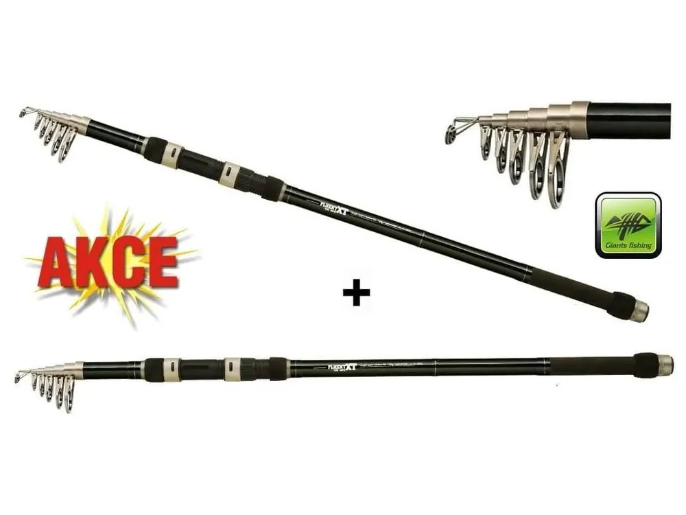 Objednat Nyní Giants fishing Prut Fluent Tele Carp 3,40m 60-120g AKCE 1+1!
