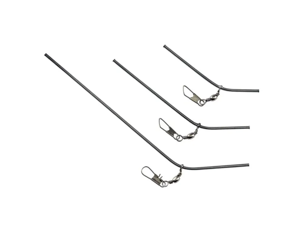 Pouze Dnes Giants fishing Průjezd na tyčce zahnutý SS Anti Tangle 7cm, 3ks
