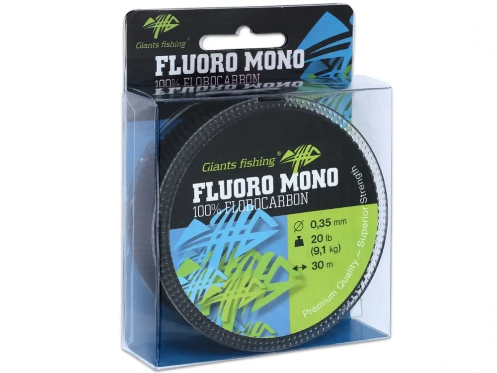 Cenový Hit Giants fishing Návazcový vlasec 100% Fluorocarbon 30m
