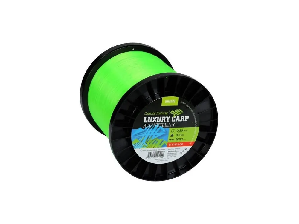 Giants fishing Vlasec Luxury Carp High-Visibility Green 5000m Sezónní Sleva