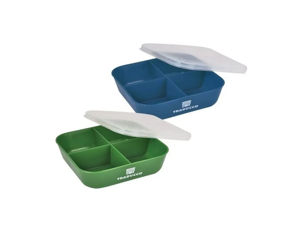 Krabička Trabucco Bait Box 4div.Verde Sezónní Sleva