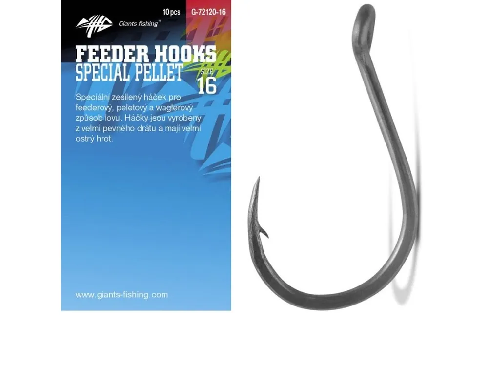 Giants fishing Háček s očkem Special Pellet Feeder 10ks Novinka