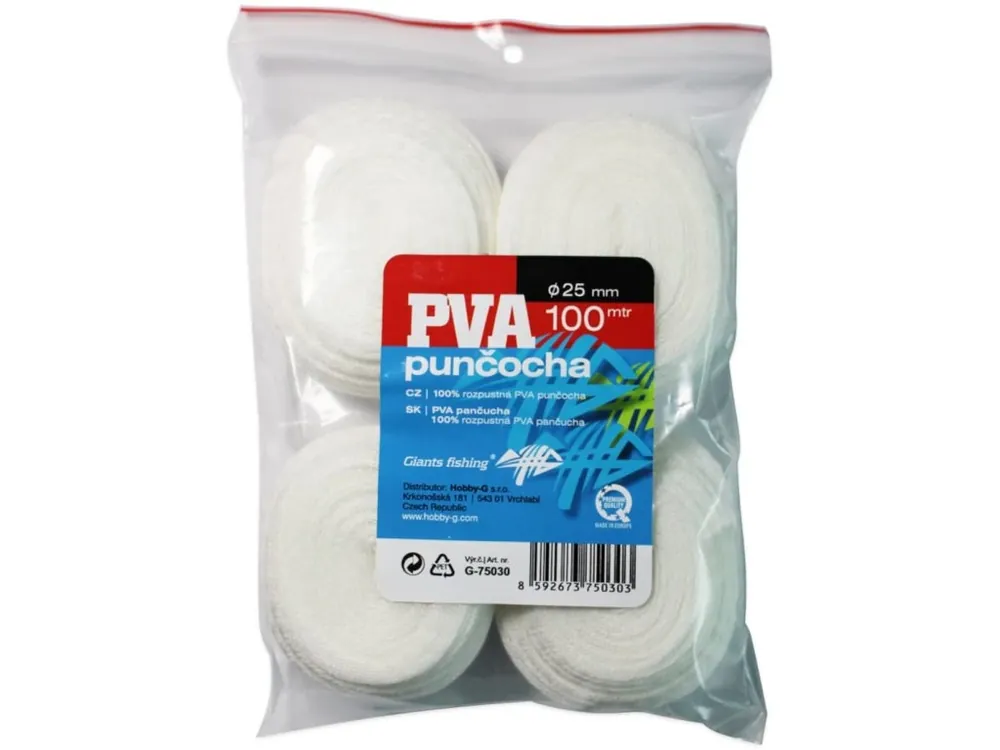 Akční Nabídka Giants fishing PVA náhradní punčocha Micromesh Refill 25mm/100m ( maxi pack 2x50m)