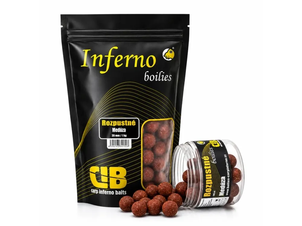 Carp Inferno Rozpustné Boilies Hot Line Medúza Oblíbený