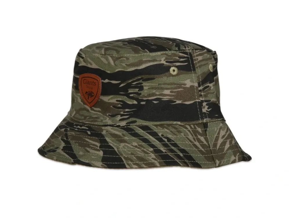 Sezónní Sleva Giants fishing Klobouk oboustranný Camo Double Bucket Hat