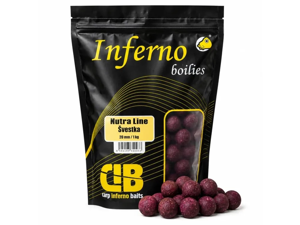 Odeslání Ihned Carp Inferno Boilies Nutra Line - Švestka
