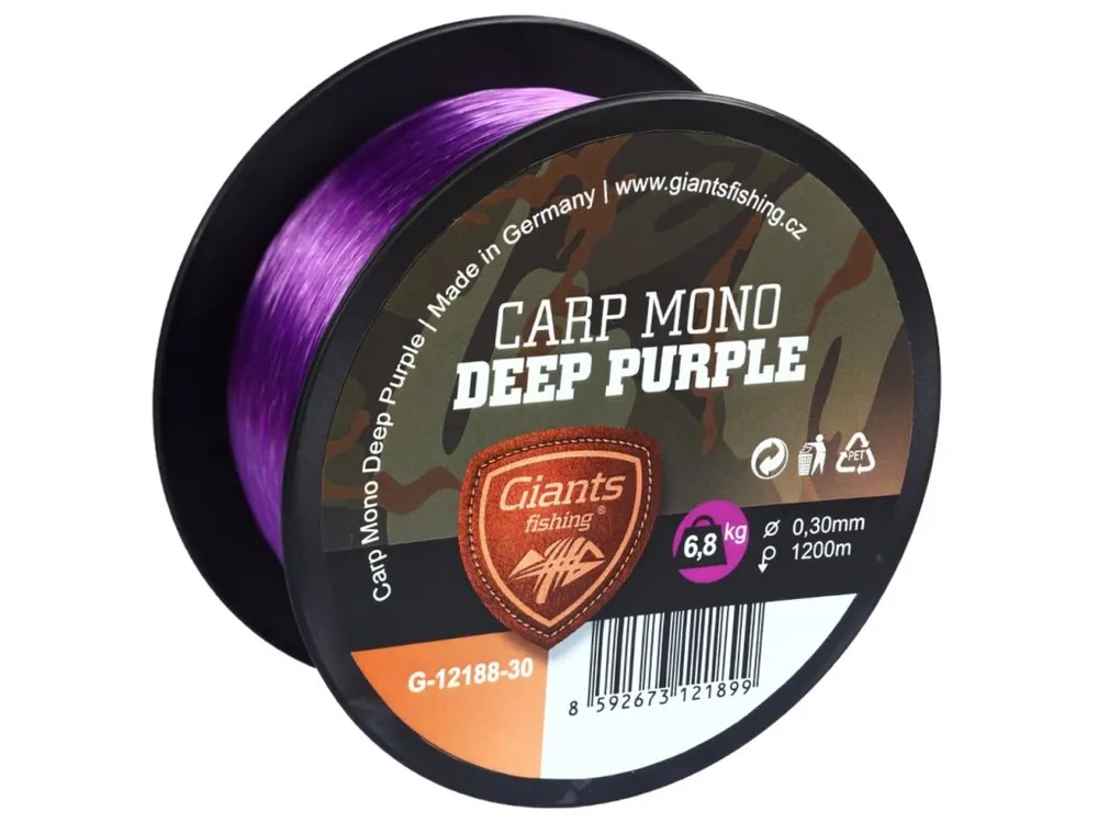 Giants fishing Vlasec Carp Mono Deep Purple Akce