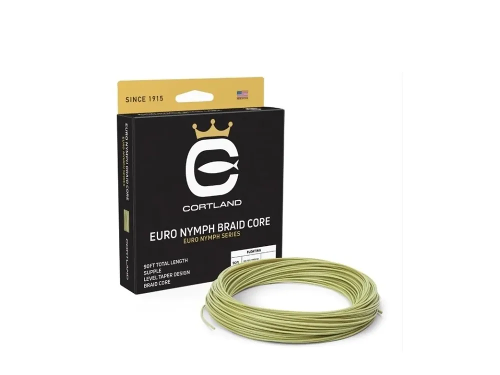 Cortland muškařská šnůra Euro Nymph Braid Core .022 Fresh Vysoce Kvalitní