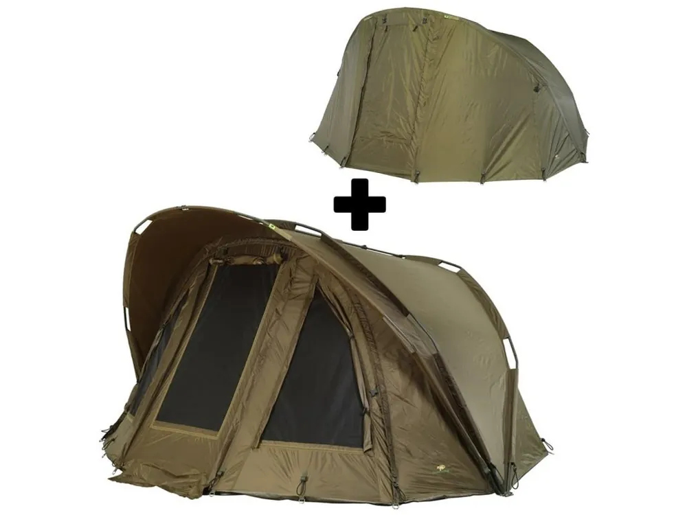 Giants fishing Bivak Gaube Bivvy 2 Man + Druhý plášť Gaube 2 Man Overwrap Nejlepší Cena