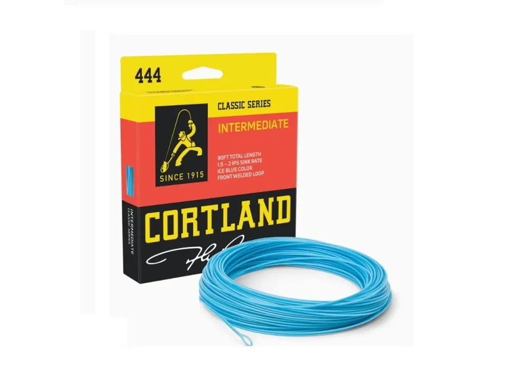 Objednat Nyní Cortland muškařská šnůra 444 Classic Intermediate Ice Blue Fresh/Salt