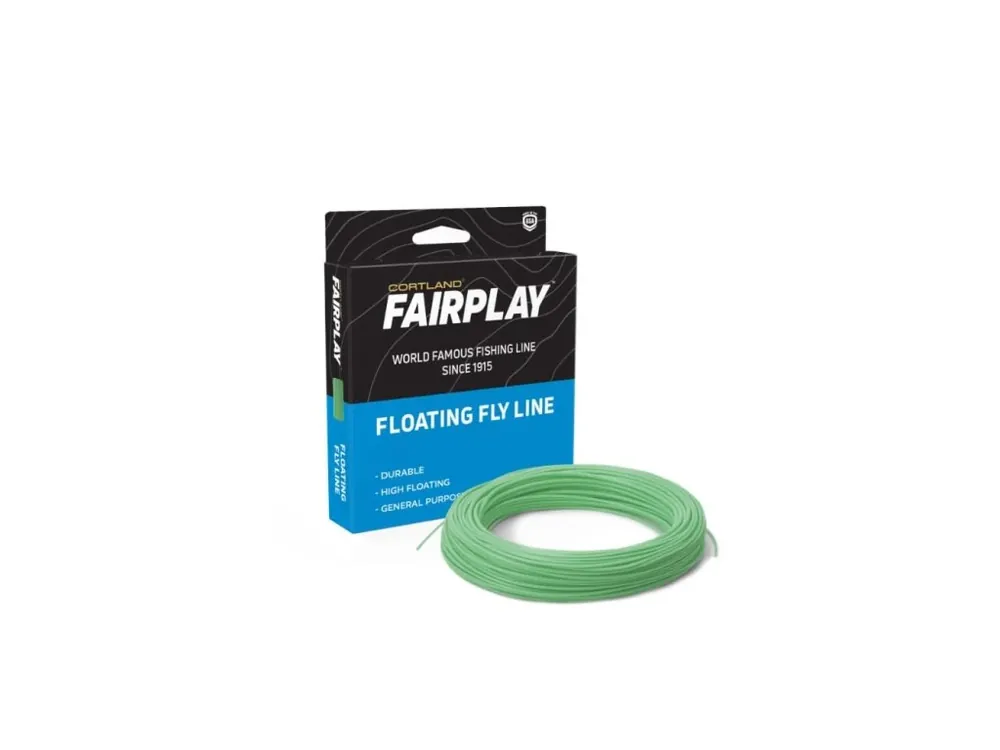 Sezónní Sleva Cortland muškařská šnůra FairPlay Floating Blue Green Fresh/Salt
