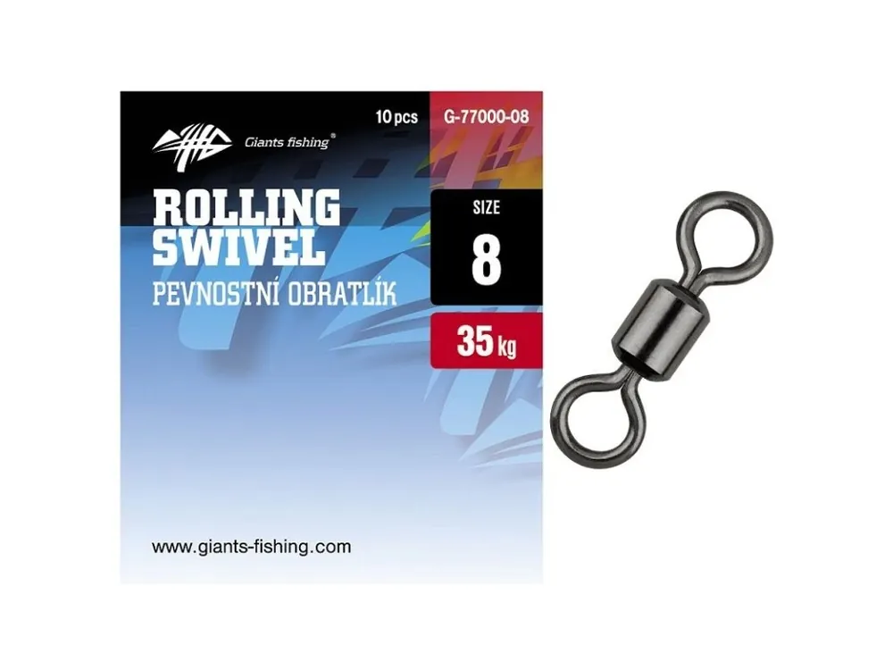 Sleva Giants fishing Pevnostní obratlík Rolling Swivel 10ks
