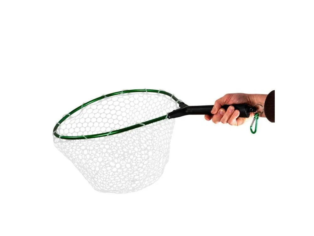 Sleva Snowbee Podběrák s gumovou síťkou a magnetem Rubber Mesh Hand Trout Net - Medium