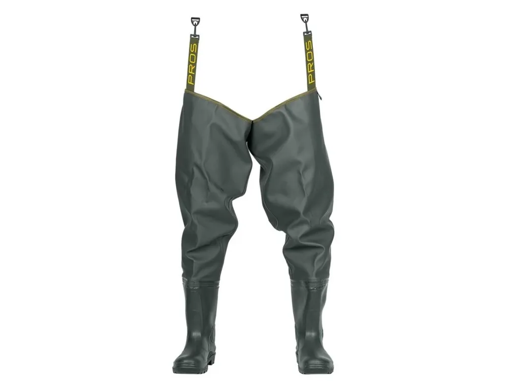 Novinka PROS brodící holinky Thigh STANDARD Plavitex Heavy Duty Oliv