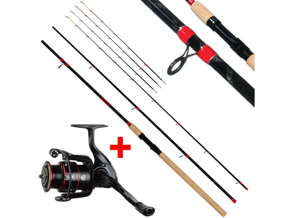 Giants fishing Prut Fluent MK2 Feeder 3.6m, 100g + Naviják Gaube FD 4000 Top Prodej