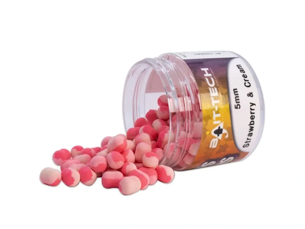 Omezená Nabídka Bait-Tech Duo Col Criticals Wafters - Strawberry and Cream 5 mm (50 ml)