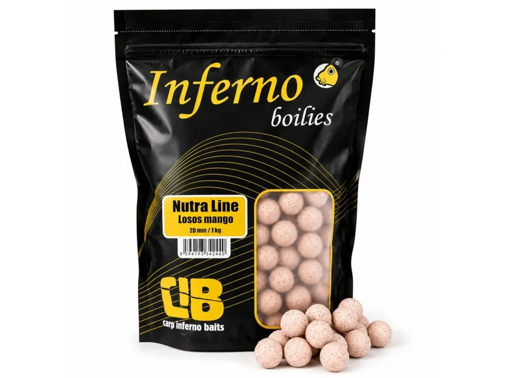 Carp Inferno Boilies Nutra Line - Losos/Mango Hit Sezóny