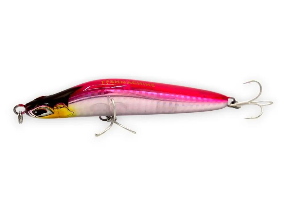 FISHMACHINE potápivý stickbait LONGCASTER RŮŽOVÁ 40gr / 10,5cm Oblíbený