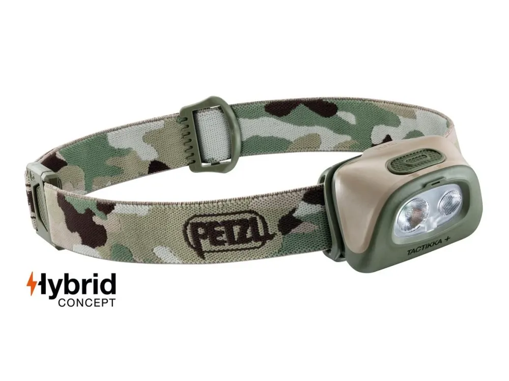 Přímo Od Výrobce Petzl čelovka Tactikka plus 2019 camo
