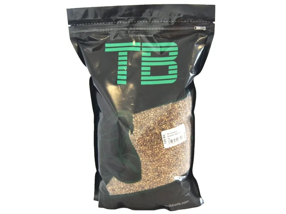 Expresní Doručení TB Baits Konopné Semínko Natural 1 kg
