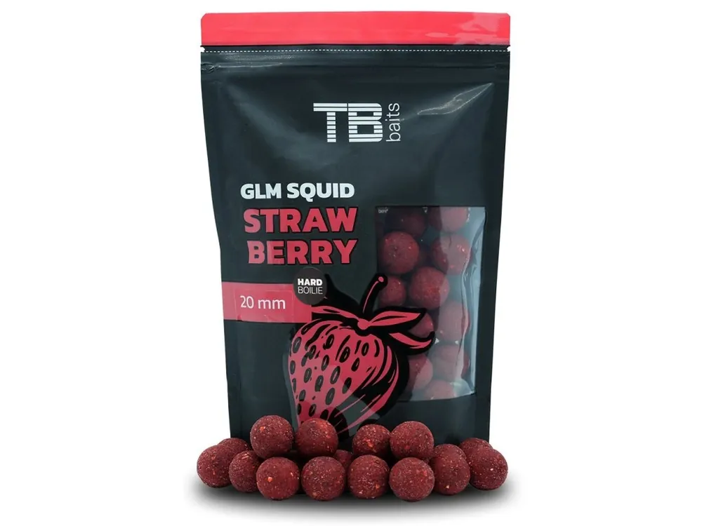 TB Baits Hard Boilie GLM Squid Strawberry Bezpečná Platba