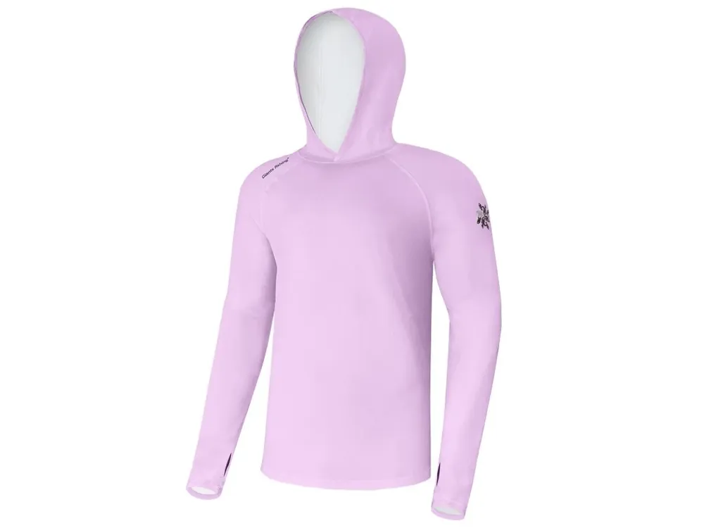 Giants fishing Funkční tričko s dlouhým rukávem UV50+Hoodie Purple Autentický