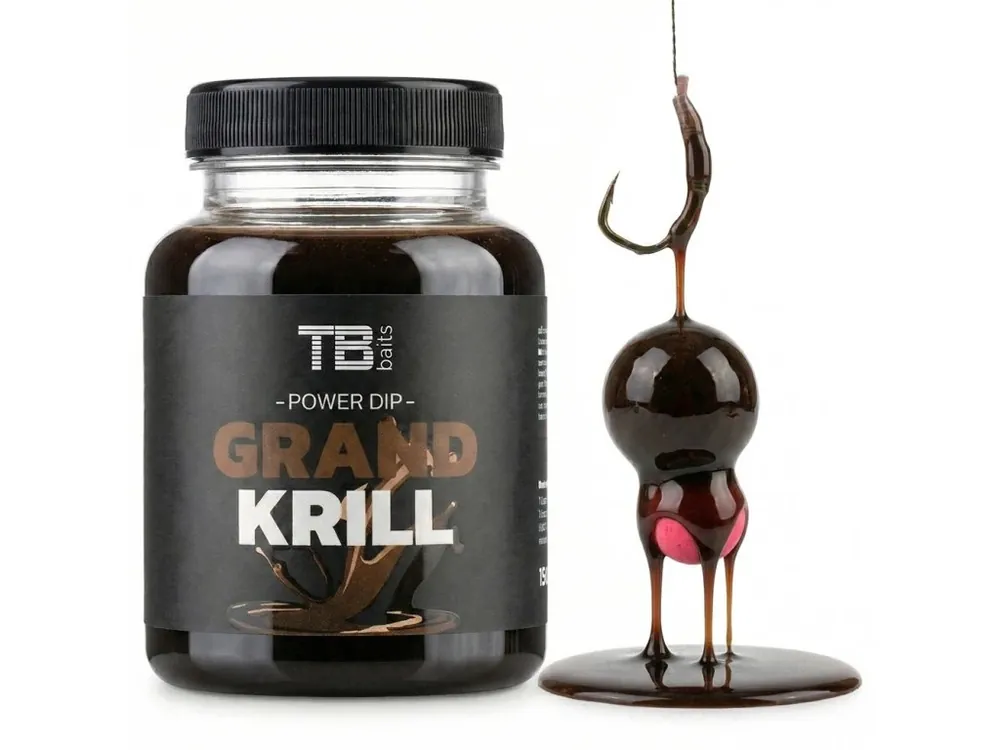 Časově Omezené TB Baits Power Dip Grand Krill 150 ml