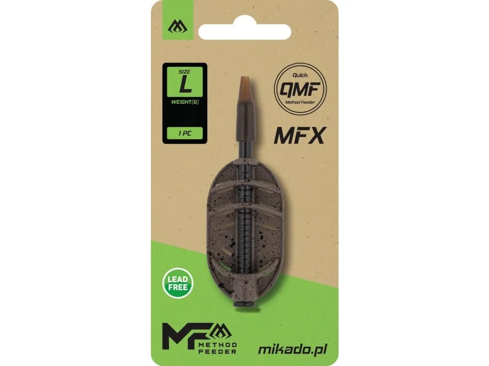 Cenová Bomba Mikado Krmítko Method Feeder MFX - Q.M.F. vel. L - 1ks