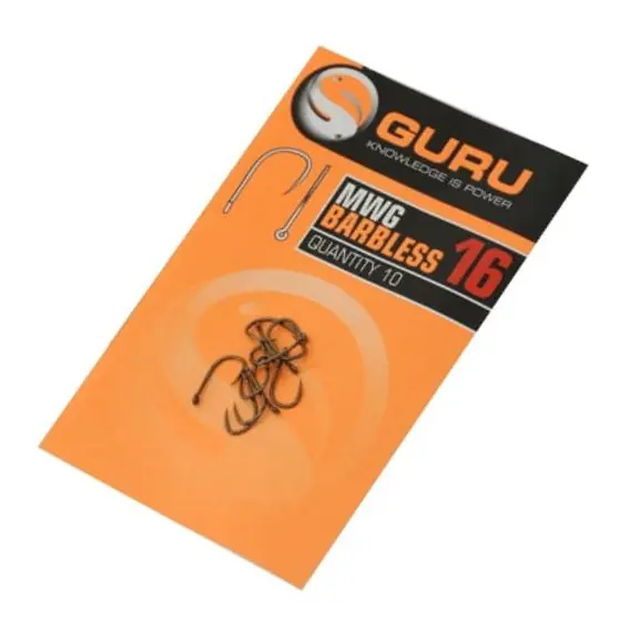 Oblíbený Guru Háčky MWG Barbless vel. 10 10ks
