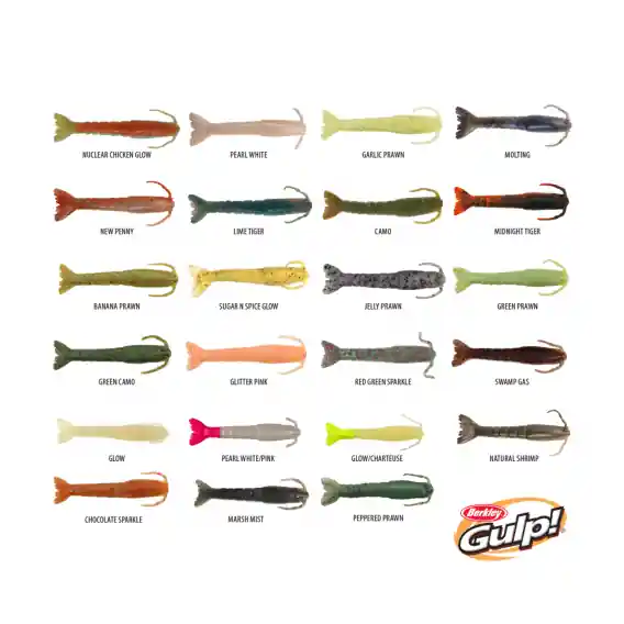 Berkley - Krevety GULP! NATURAL 5cm 8ks Nová Kolekce