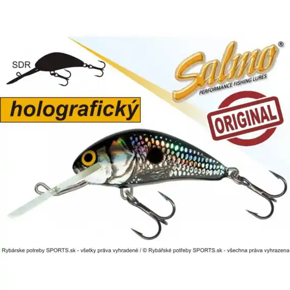 Akce Wobler SALMO Hornet SDR 4cm barva BSS - plovoucí