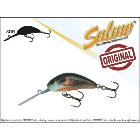 Wobler SALMO Hornet SDR 4cm barva RS - plovoucí Nejlepší Volba