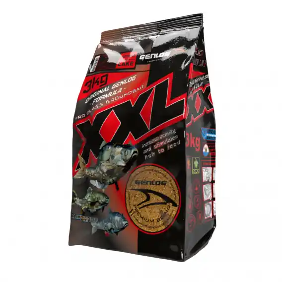 GENLOG - Krmná směs XXL 3kg KAPR/LÍN/KARAS Super Cena