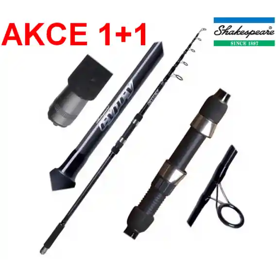 Shakespeare Prut Cypry 2 Carp Tele 3,6m/3lb AKCE 1+1 Cenový Hit